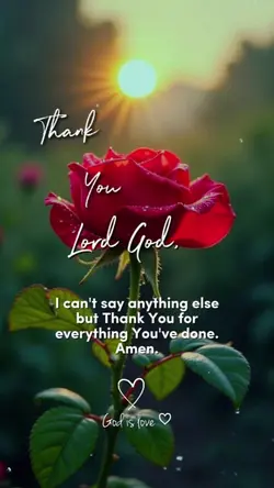 THANK YOU GOD