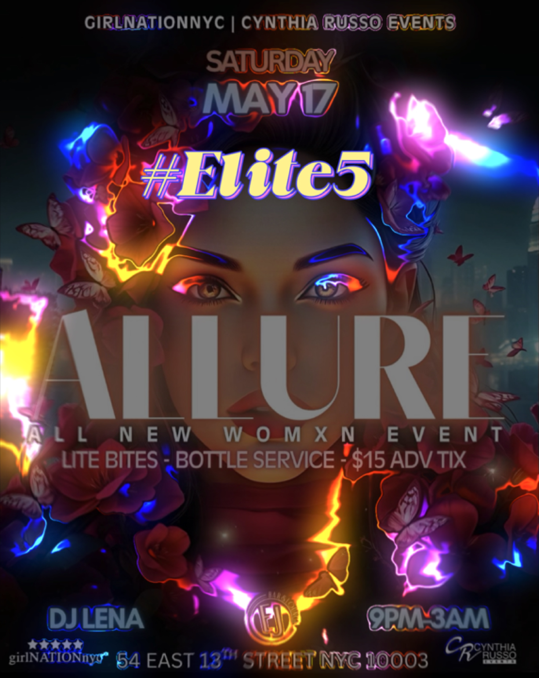 Flashy DJ Flyer