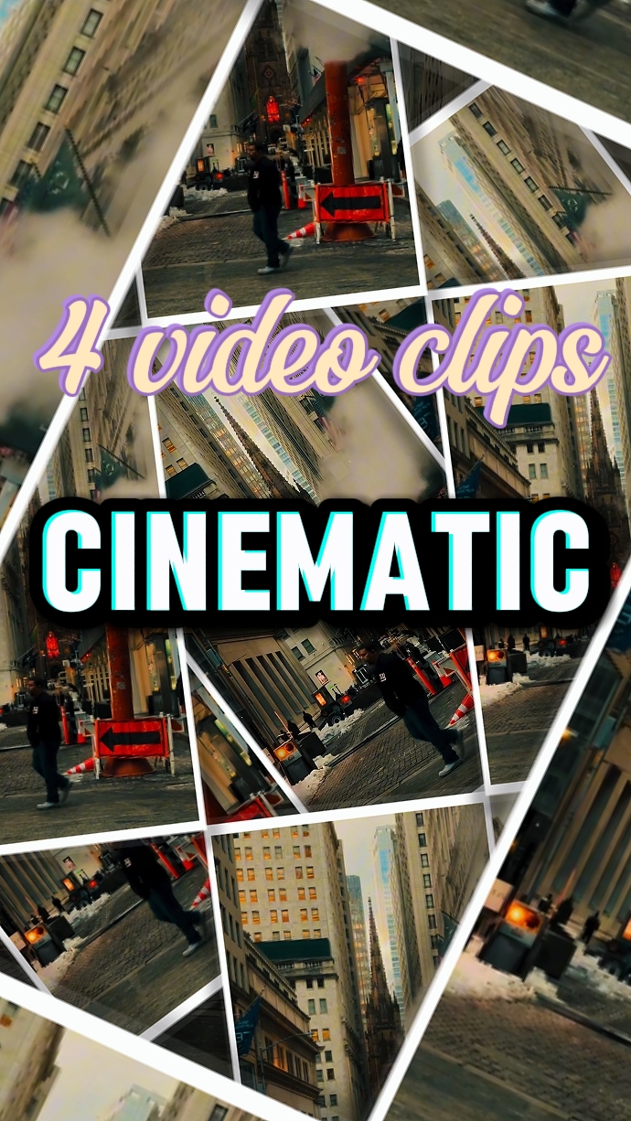 4 clips cinématiques