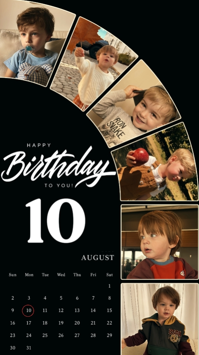 BDAY SON 10 AUGUST