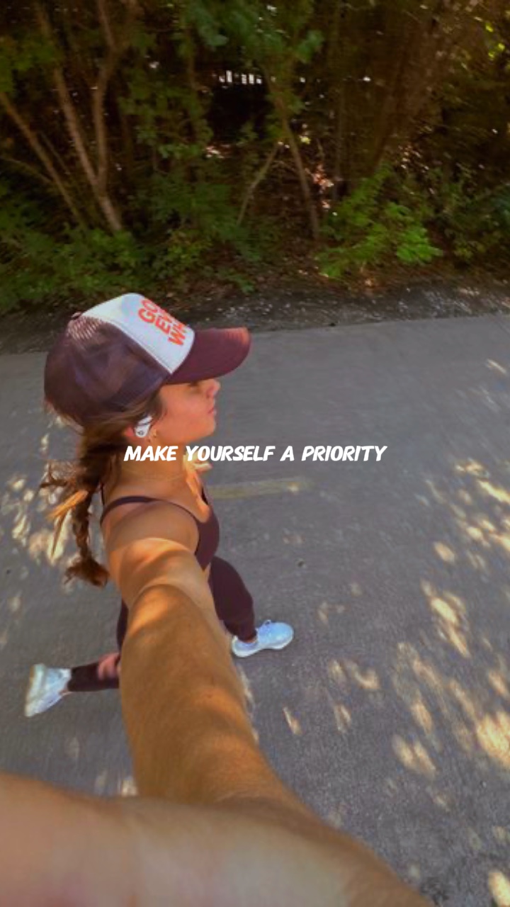 prioritise yourself 