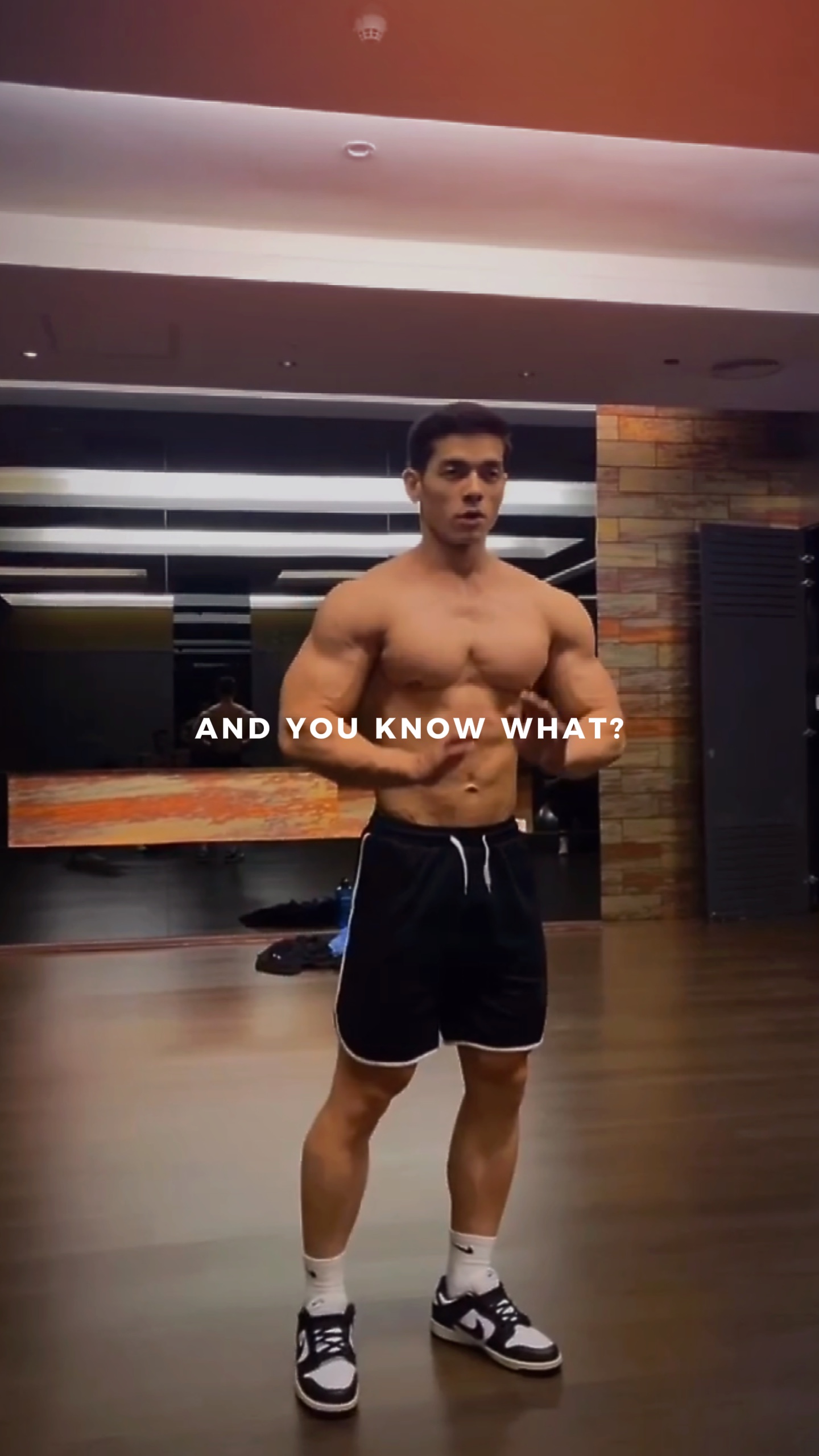 Just me, gym 