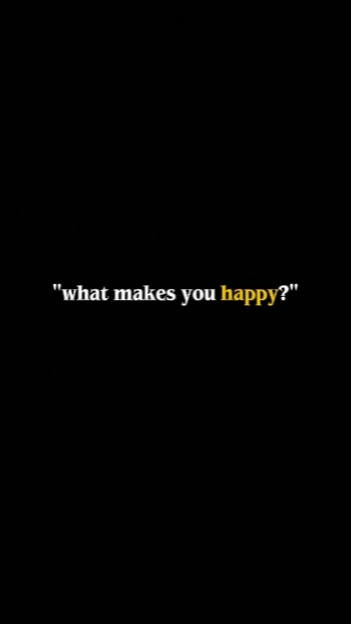 ¿QUÉ TE HACE FELIZ?