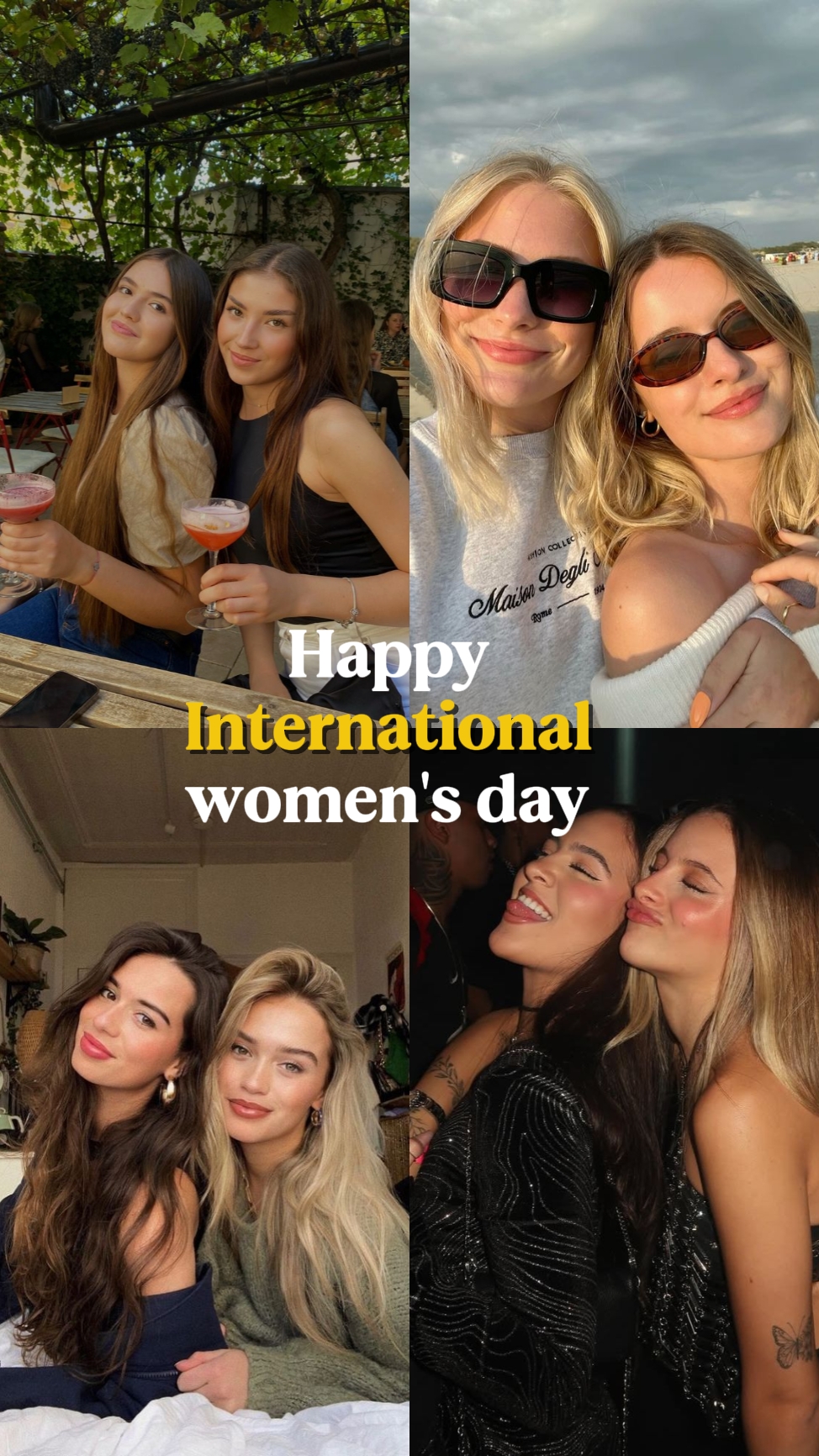Feliz dia da mulher