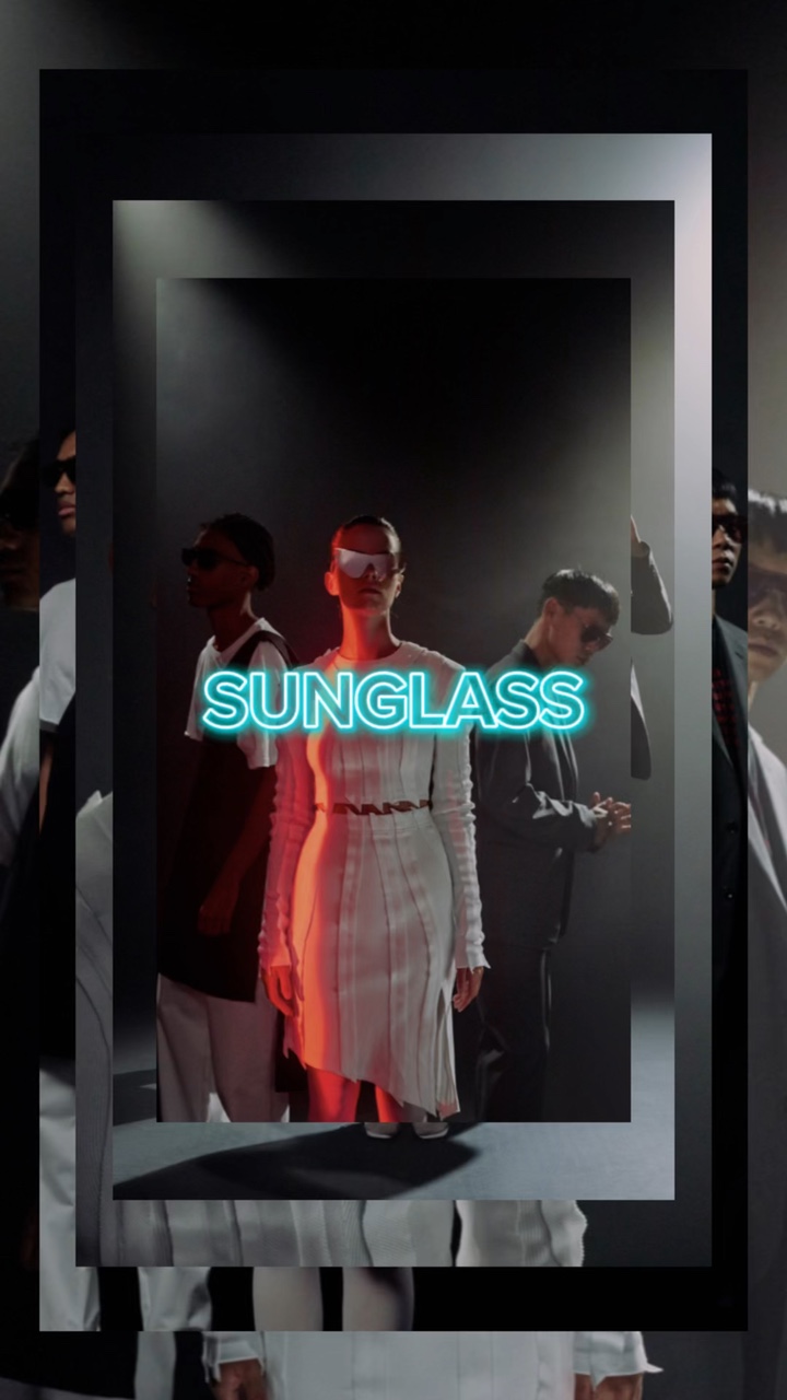 Exhibición De Productos De Gafas De Sol En Estilo TikTok