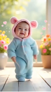 Bayi Menari yang Lucu