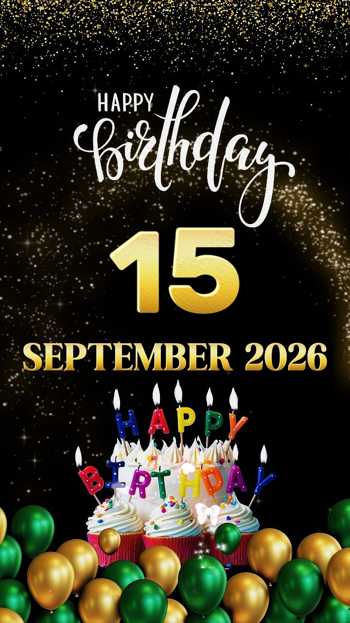 HBD 15 September2026