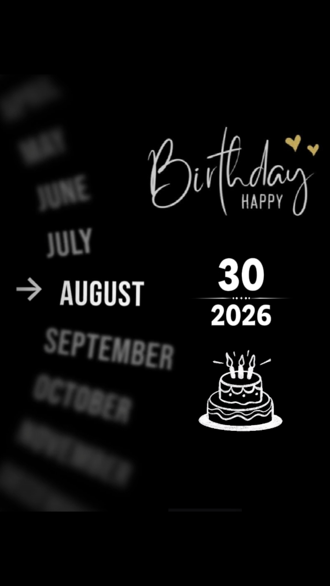 ANNIVERSAIRE 30 AOÛT 