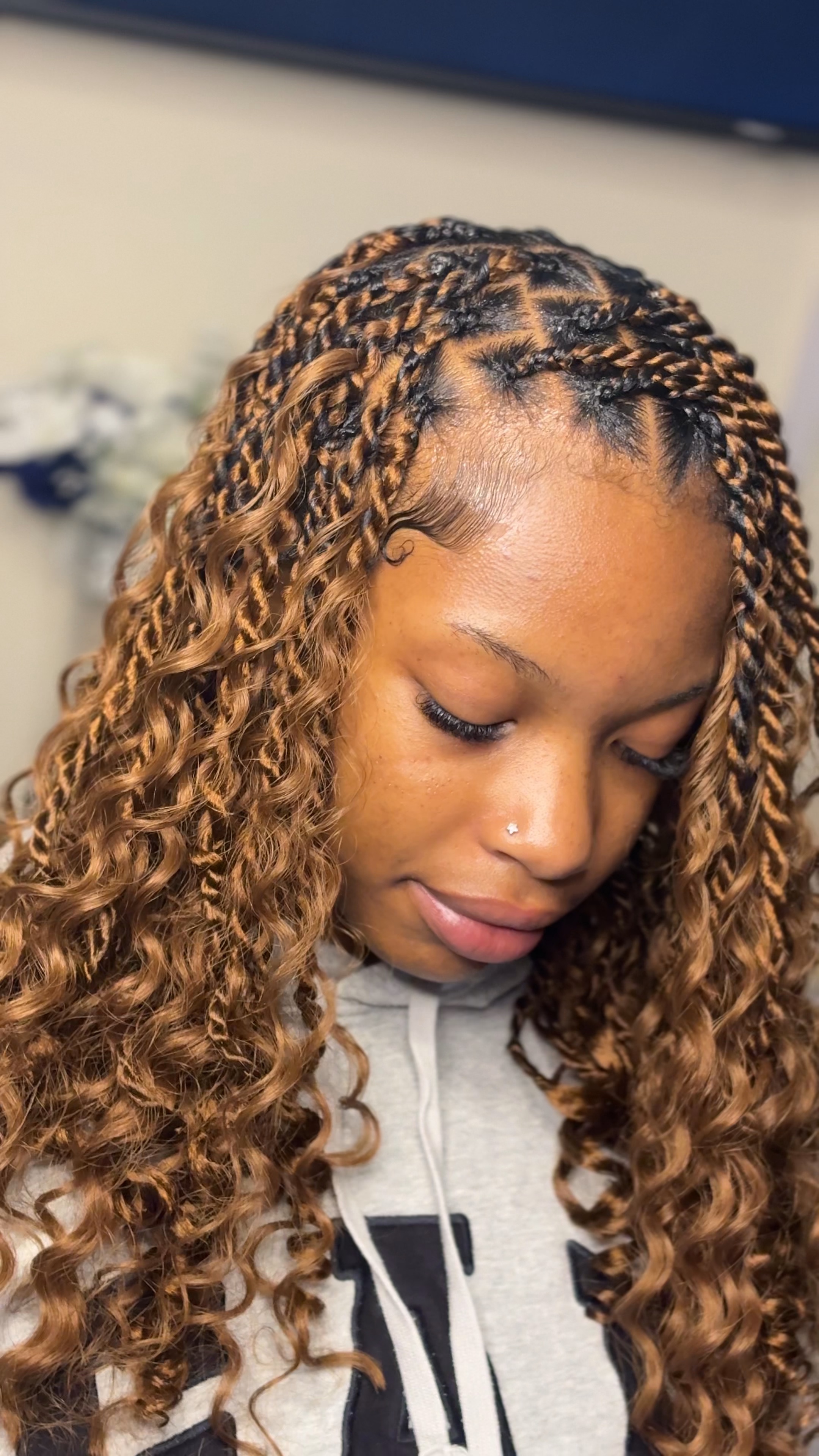 Kurze Boho Twists