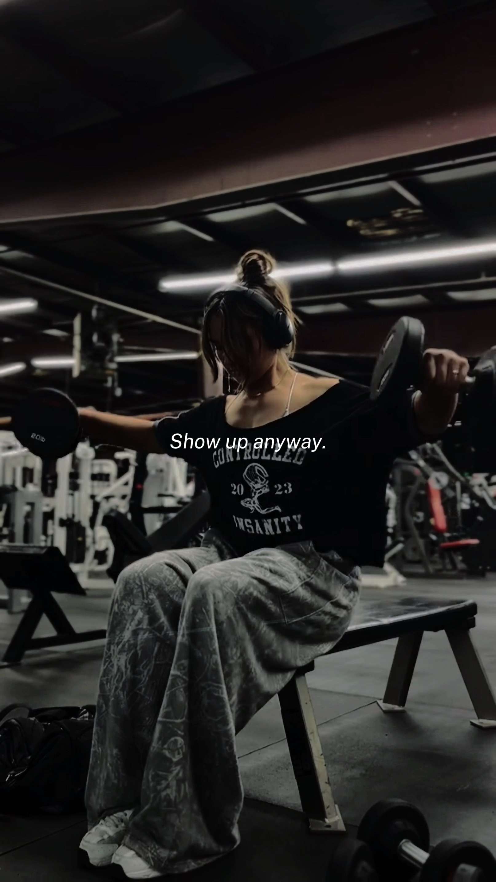 show up anyway