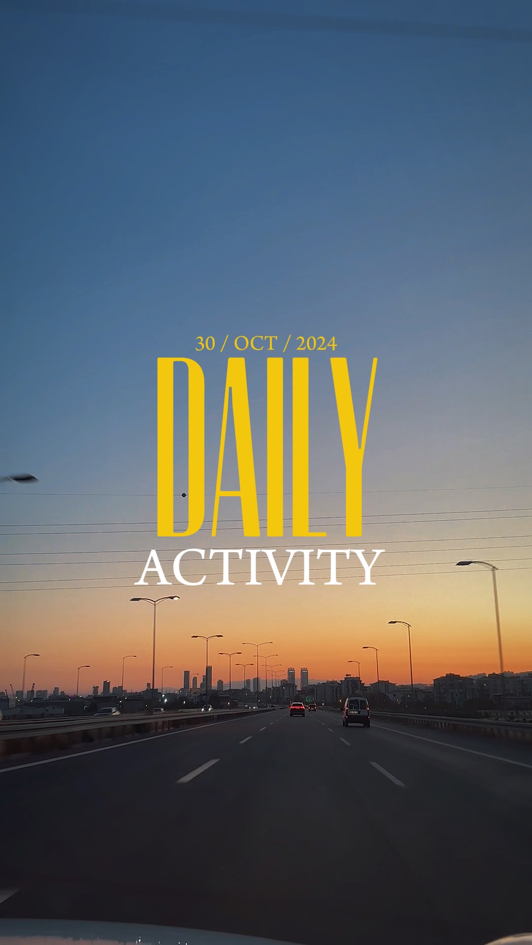 Vlog de actividad diaria
