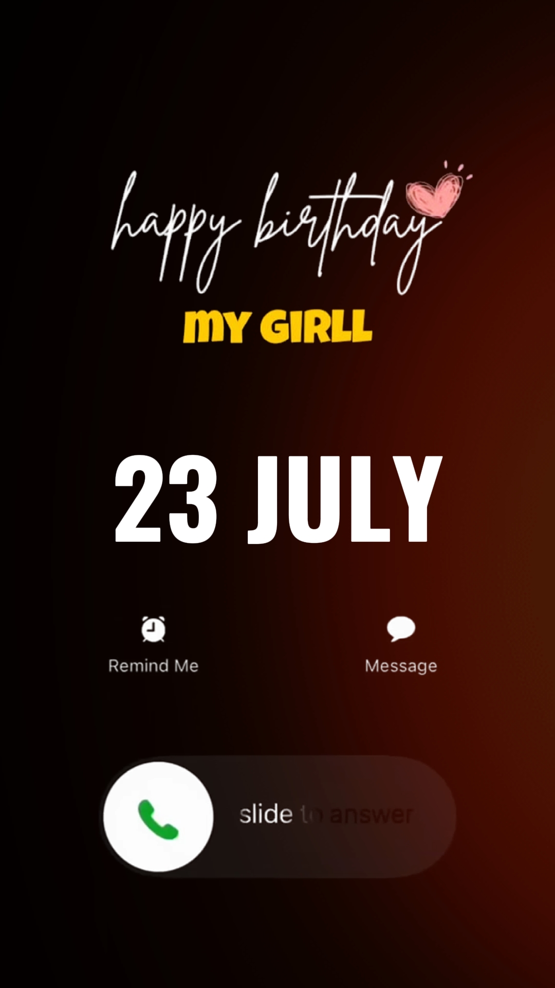 Joyeux anniversaire 
