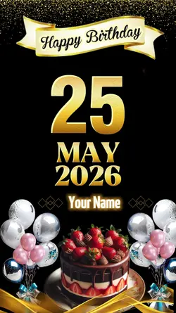 Birthday 25 May 2026