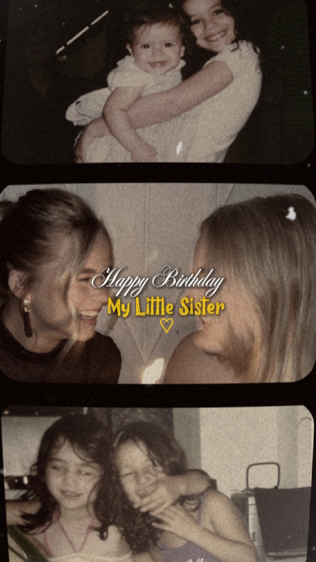 HBD Meine kleine Schwester