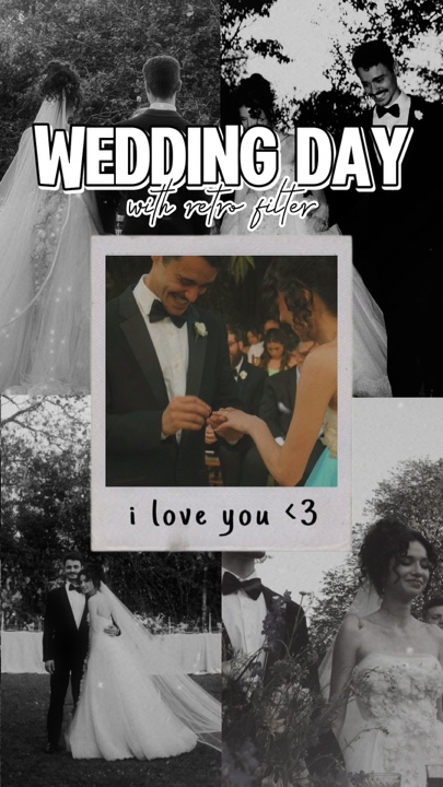 Amo o dia do casamento