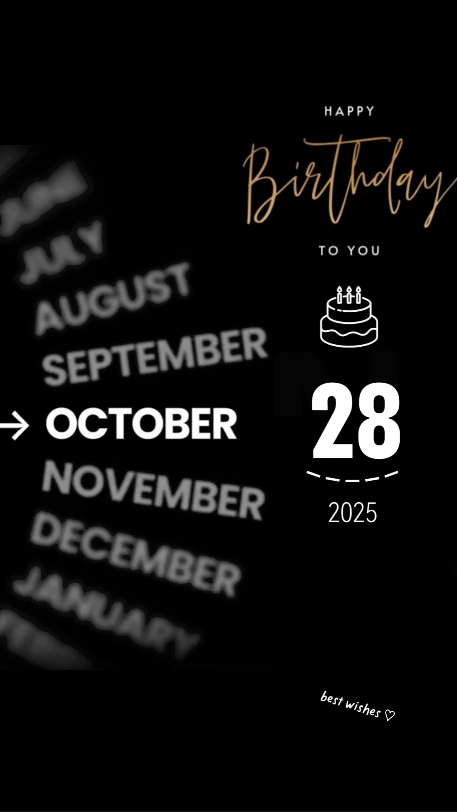 selamat ulang tahun 28 Oktober 2025