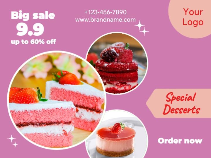Dessert promo 9.9