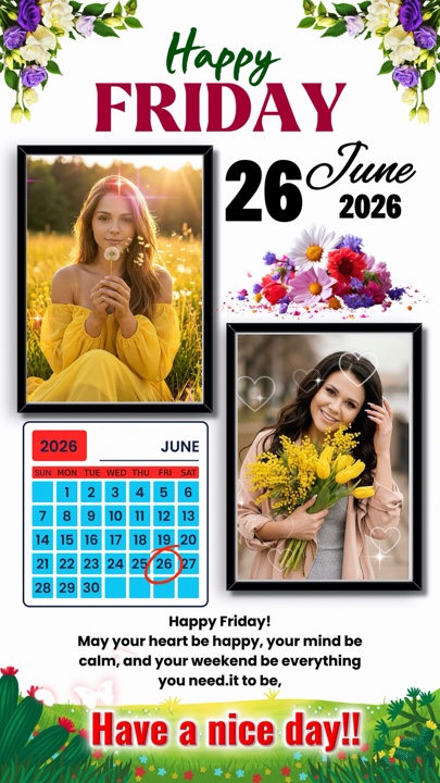 Friday 26 June 2026
