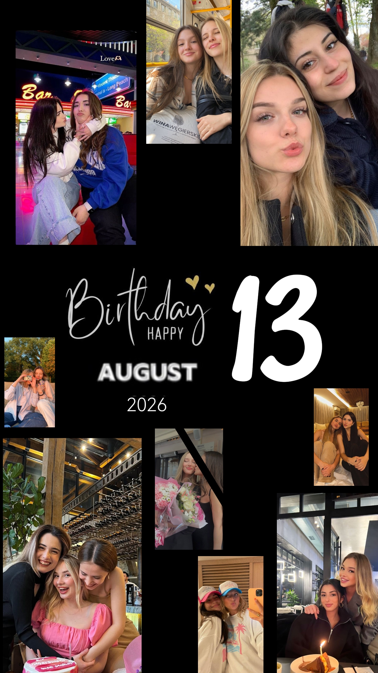 Birthday 13 August