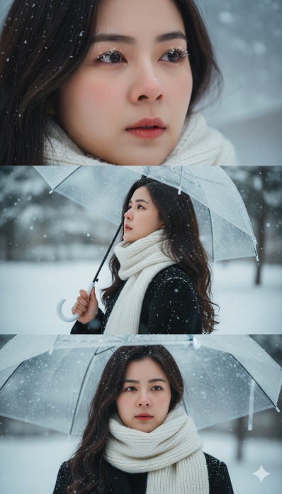 Trend tạo ảnh tuyết