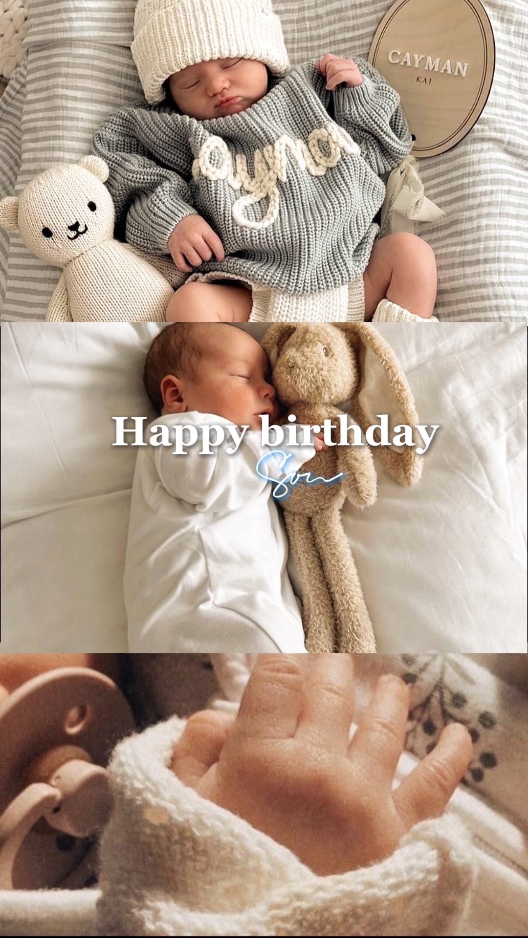 Feliz aniversário filho