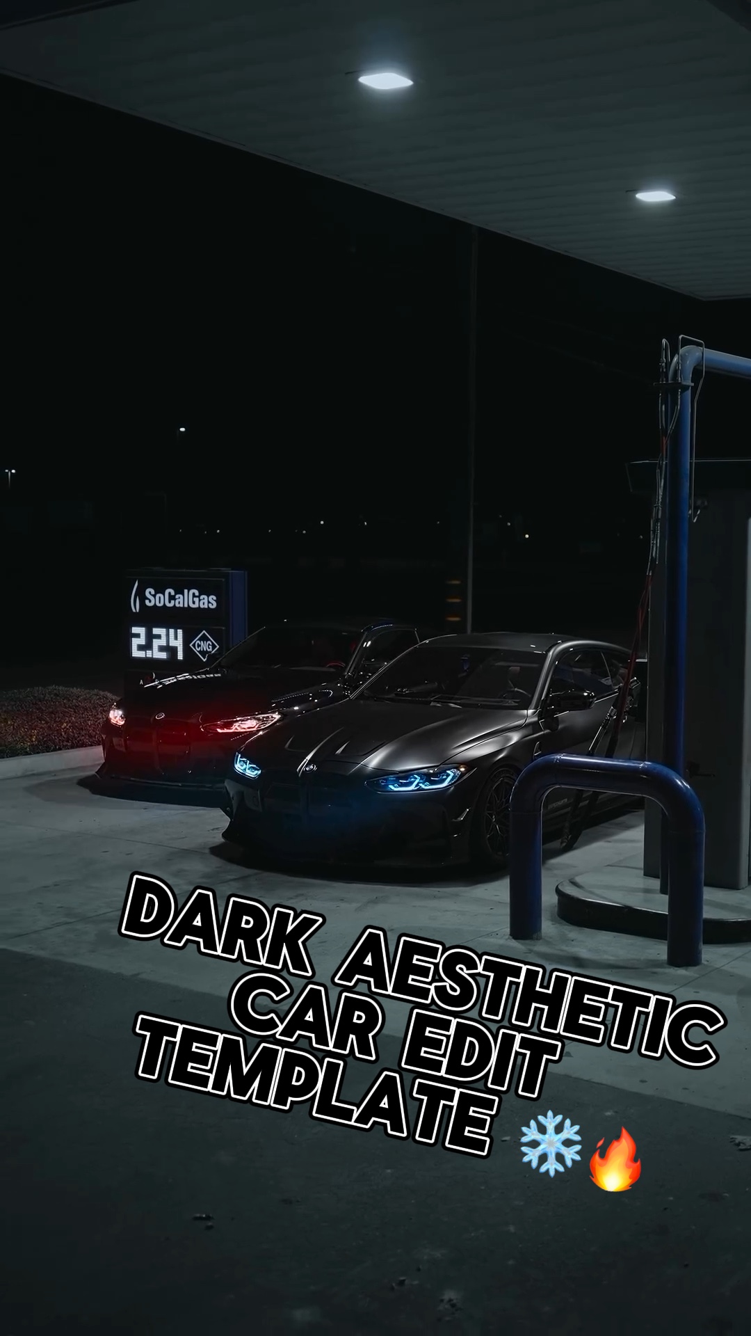 Plantilla de edición de coches 🔥❄️
