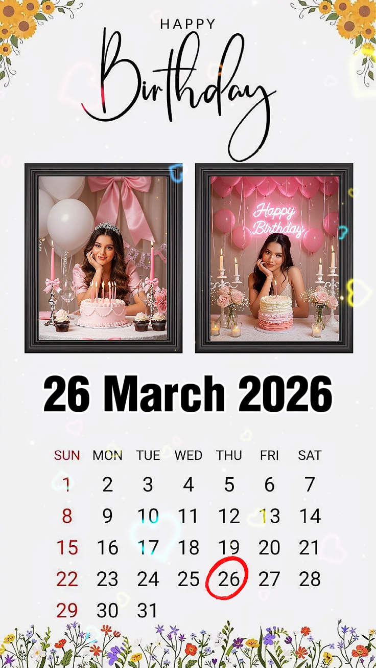 Ulang tahun 26 Maret 