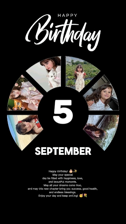 HBD DAUGHTER 5 SEP 