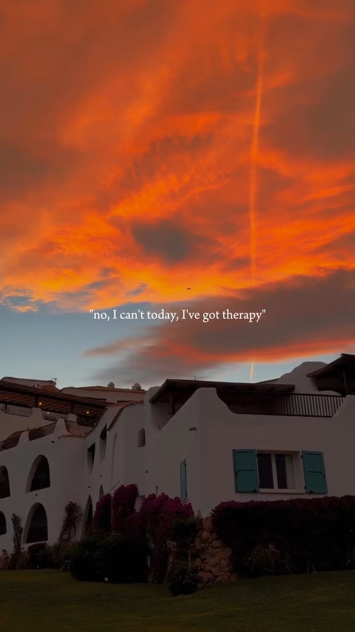 I've got therapy