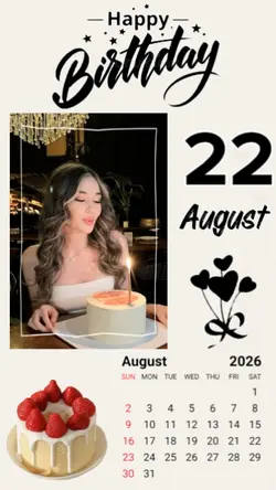 Birthday 22 August