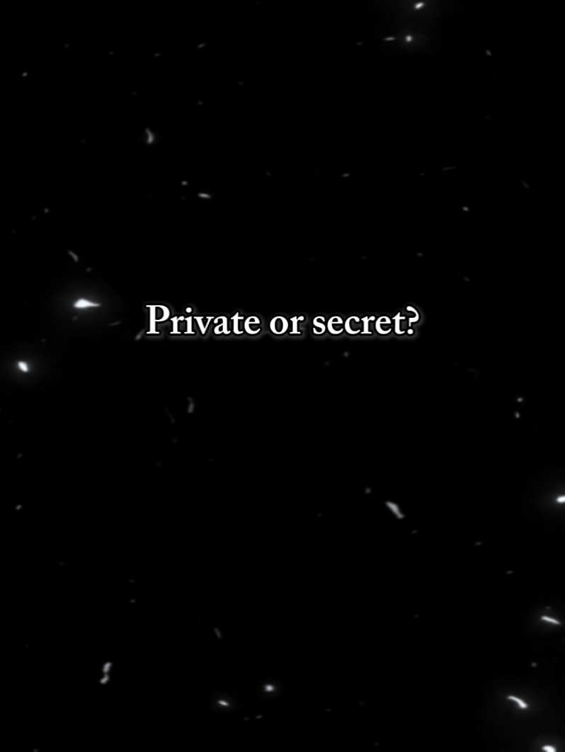 Privado o secreto