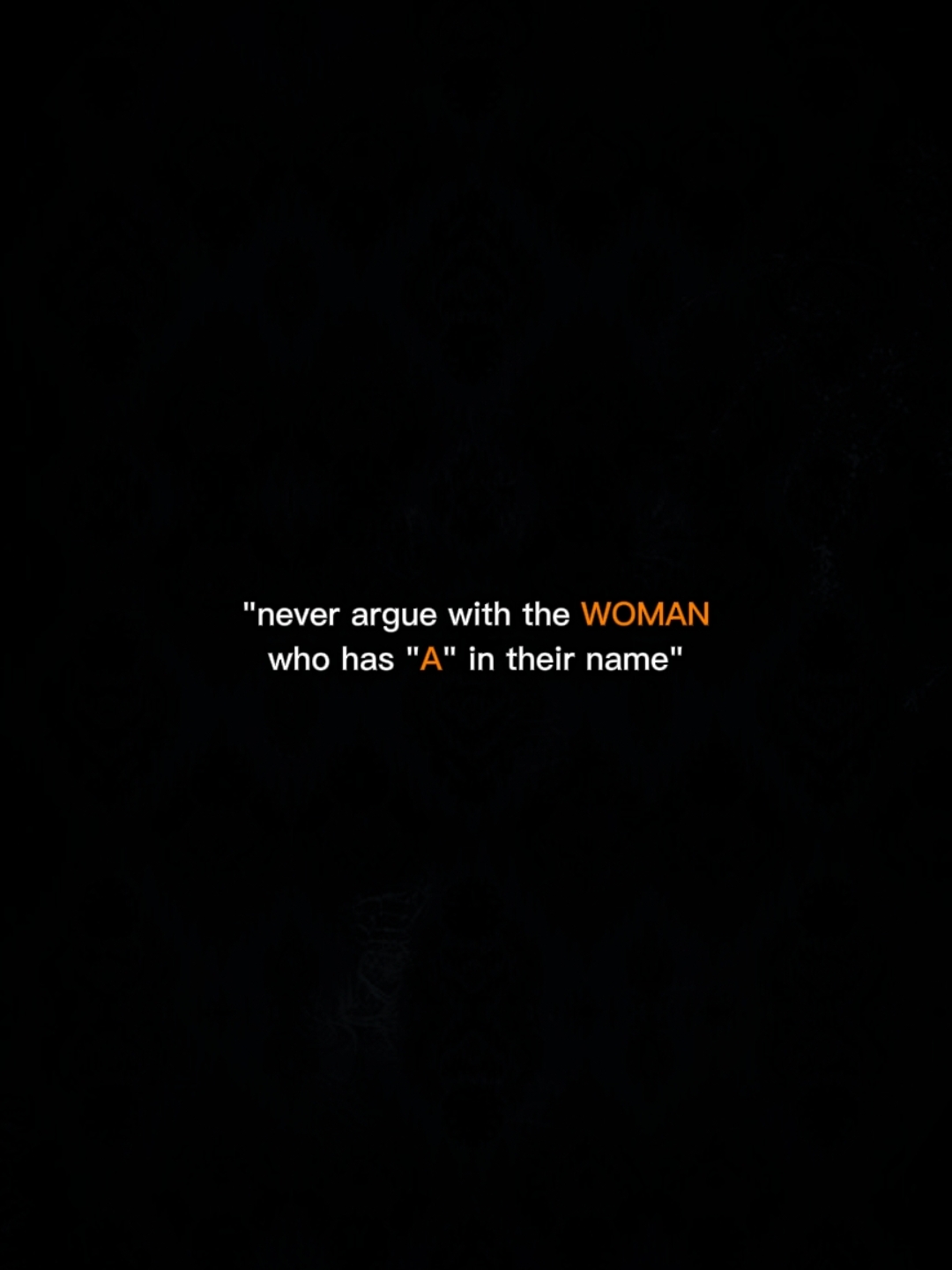 Never Argue