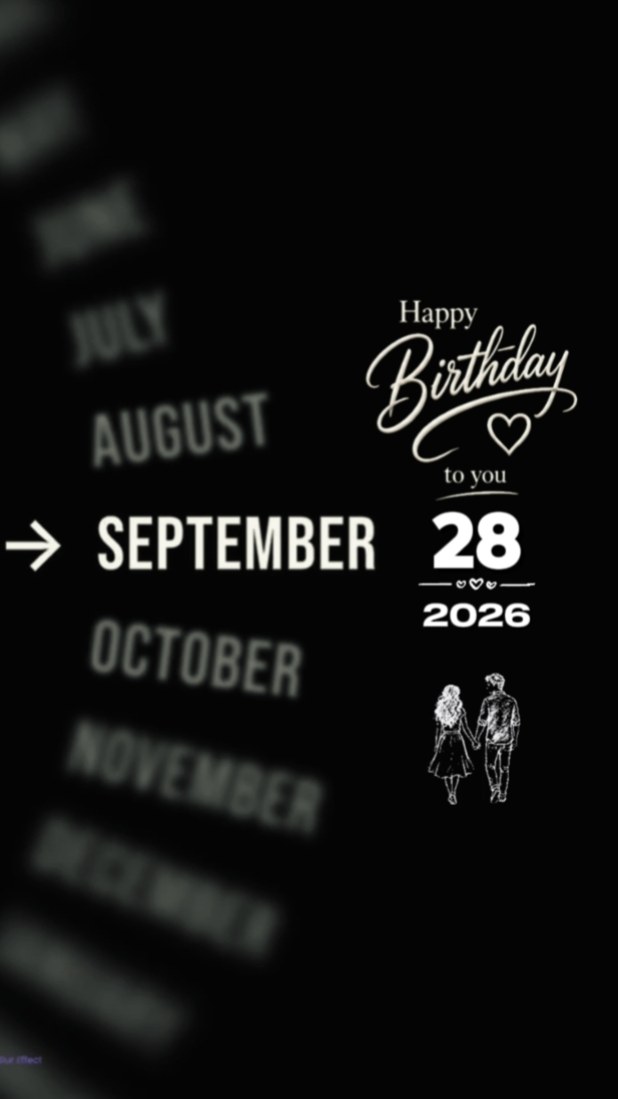 28 September Brthdy