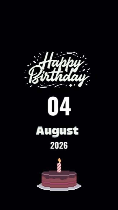 ulang tahun 04 Agustus 