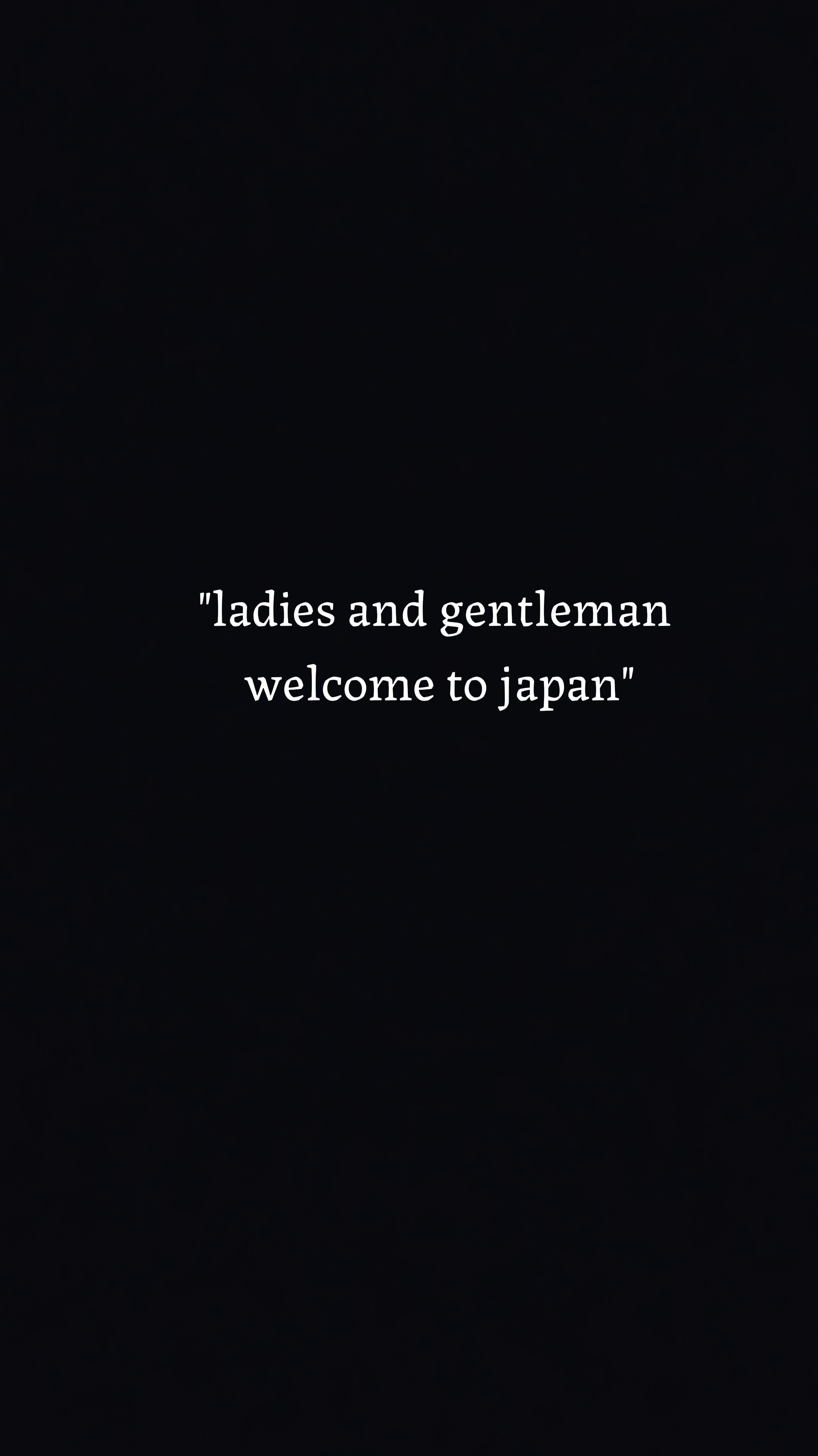 Bem-vindo ao japão 