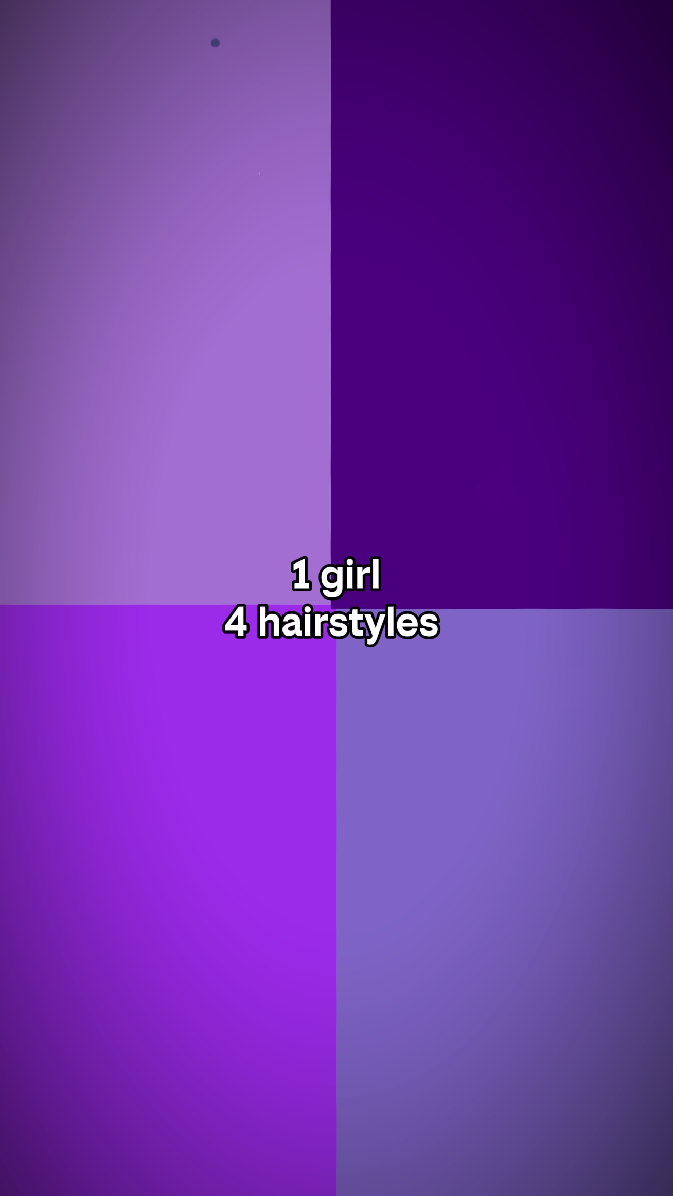 1 GIRL 4 HAIRSTYLES 