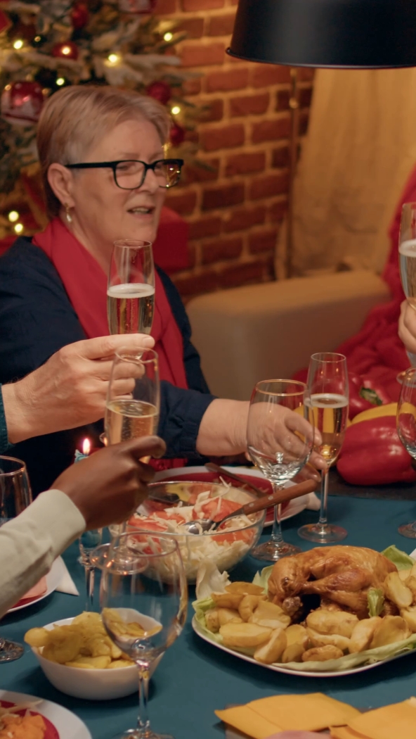 family at Christmas