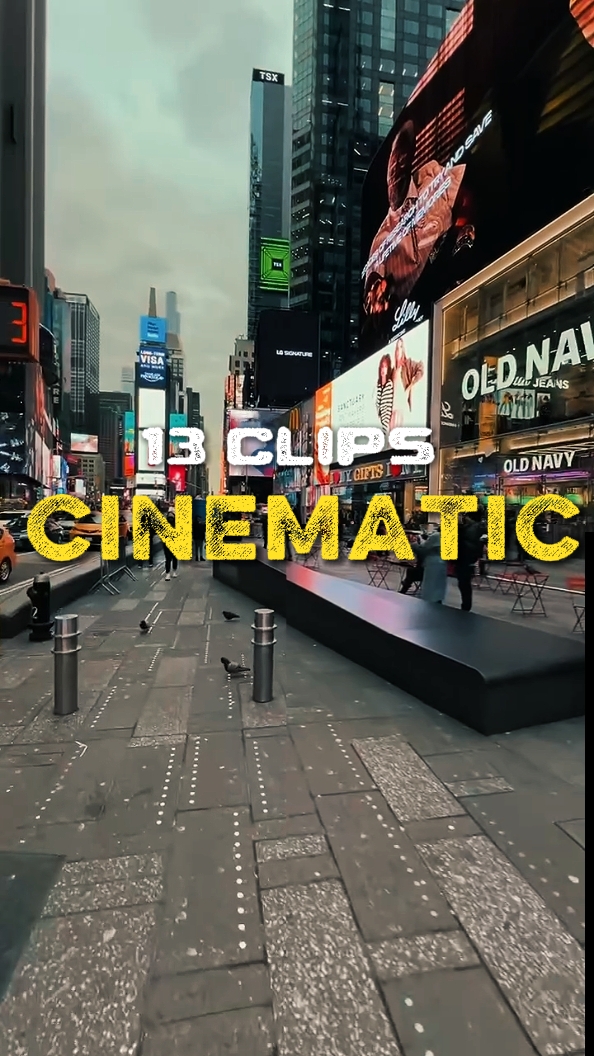 13 clips cinématiques 