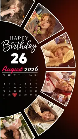 BIRTHDAY 26 AUGUST