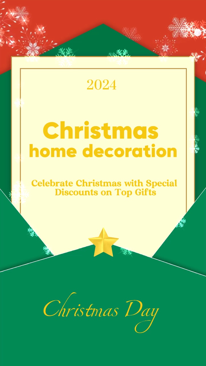 Modèle rouge de décoration de noël c2b