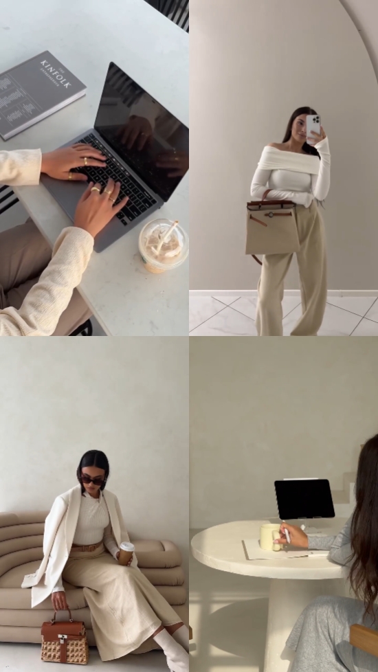 4 grid videos