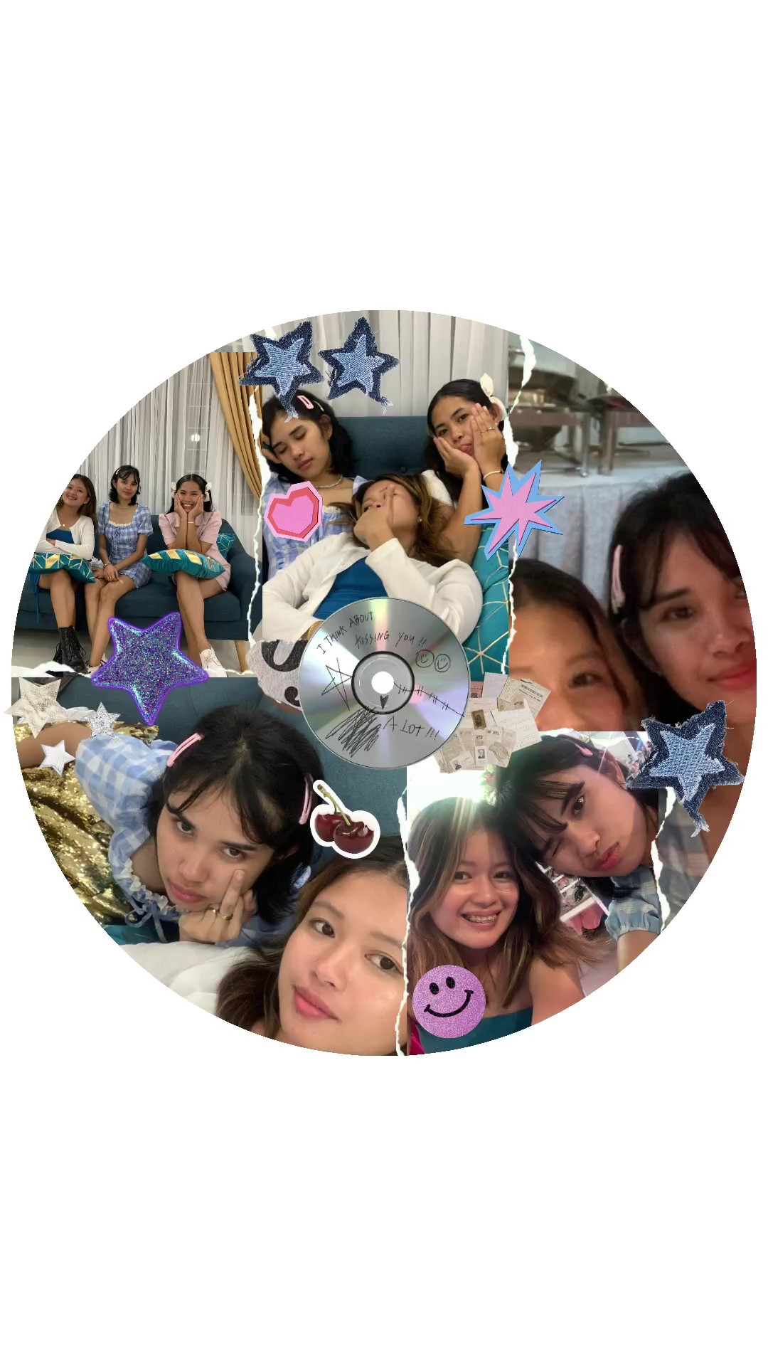 Collage de CD