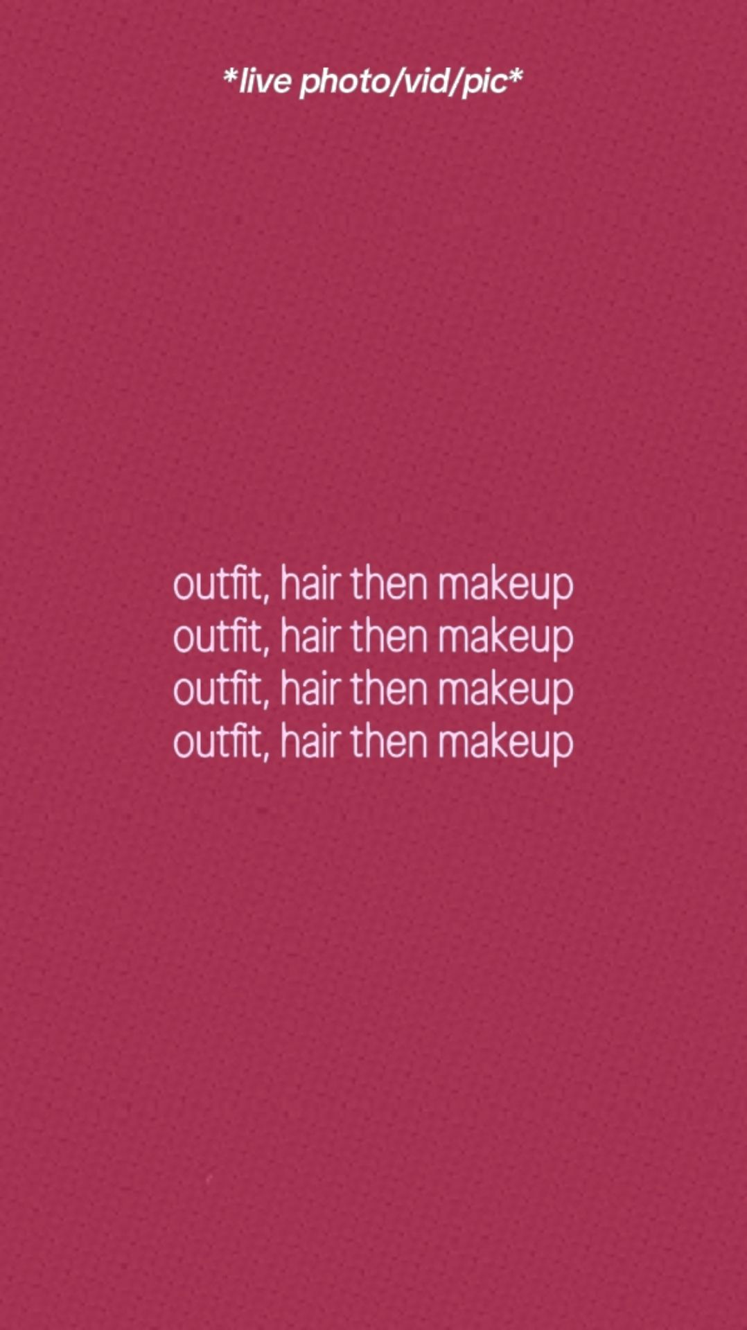 Outfits. 