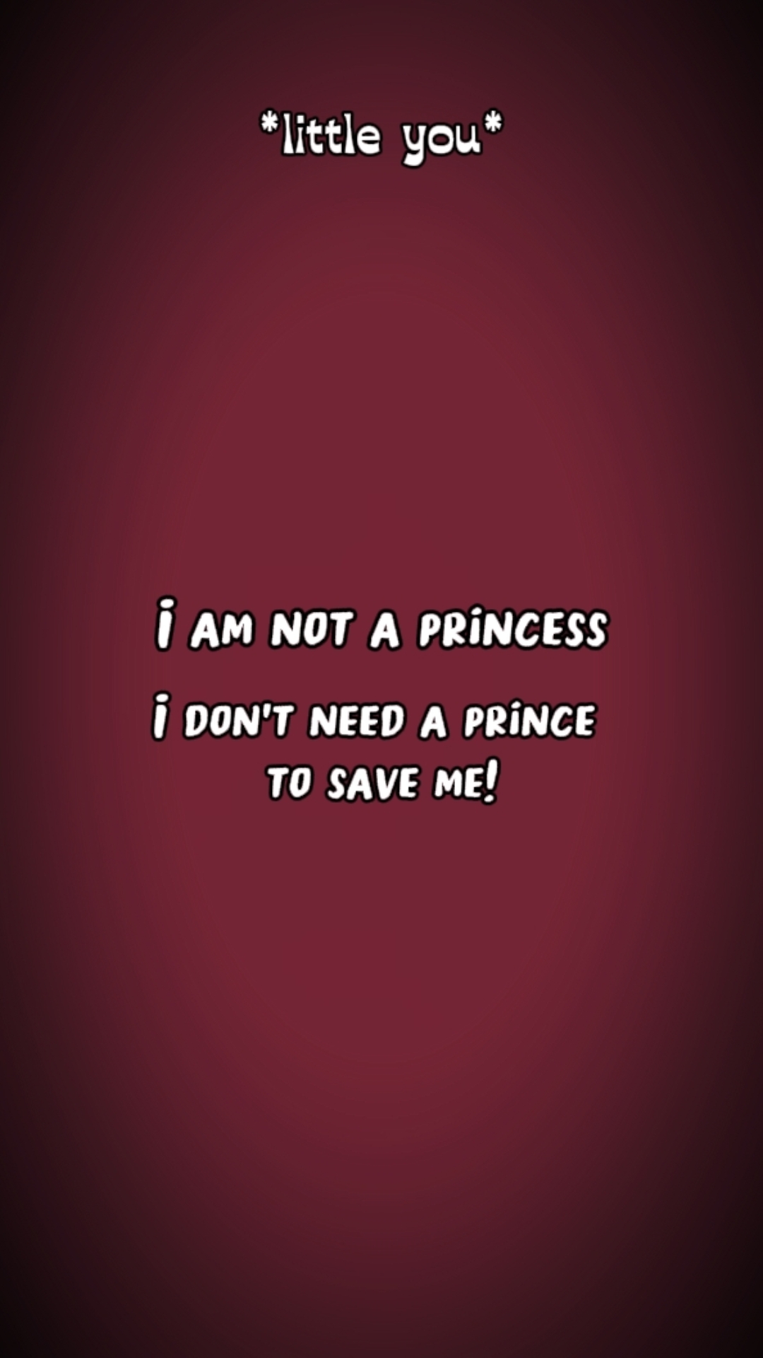 I am not a princess 
