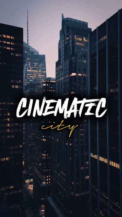 City vlog trend 
