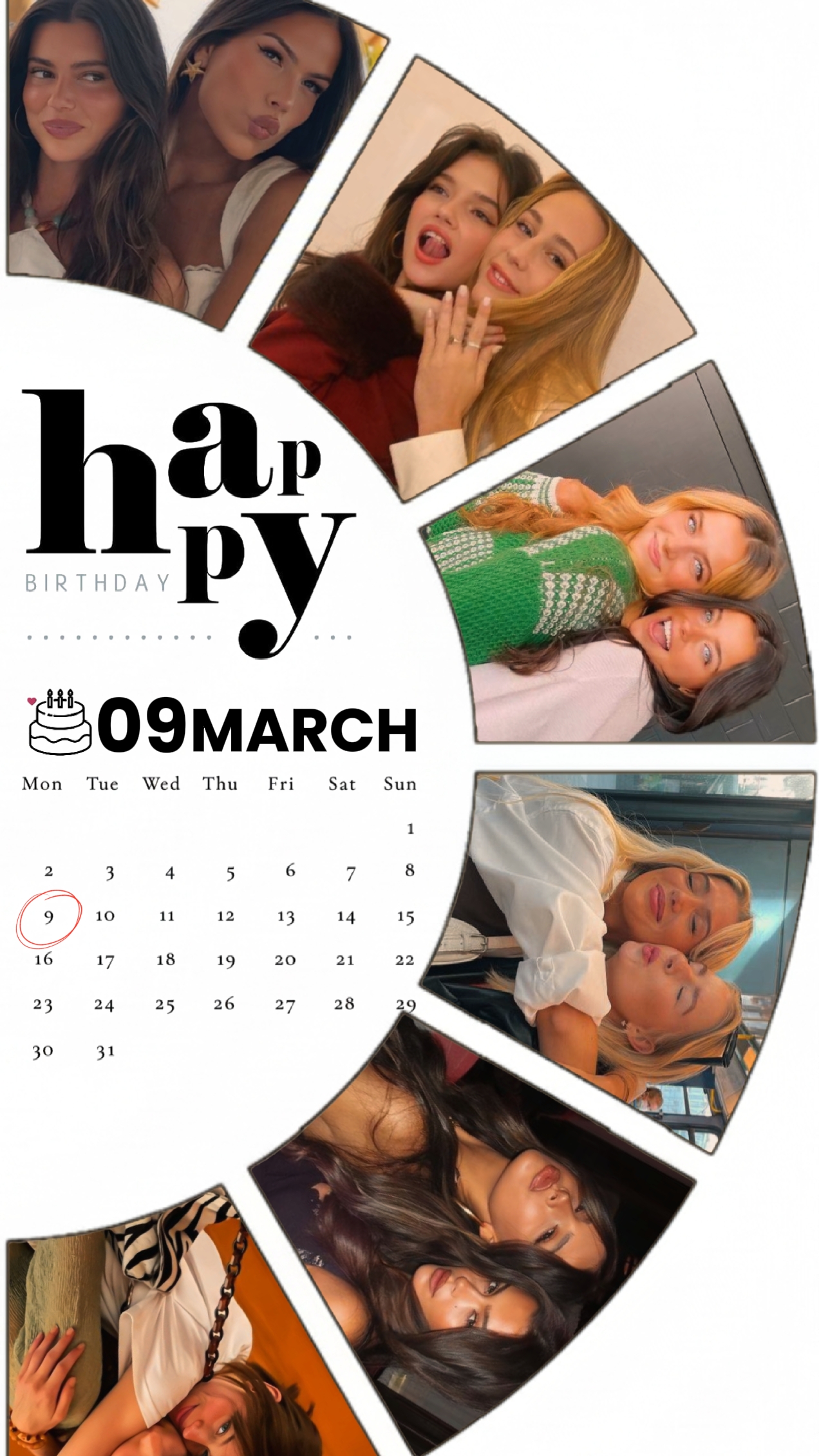 ANNIVERSAIRE 09 MARS 