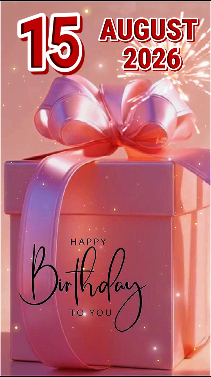 HBD 15 août 2026