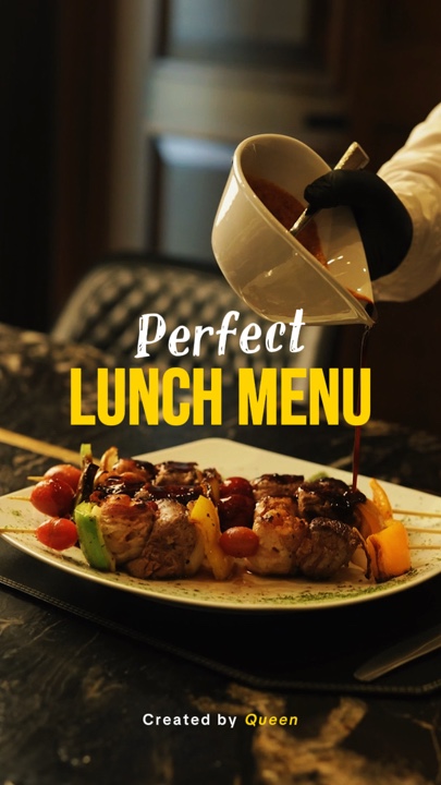 Menú De Almuerzo Perfecto