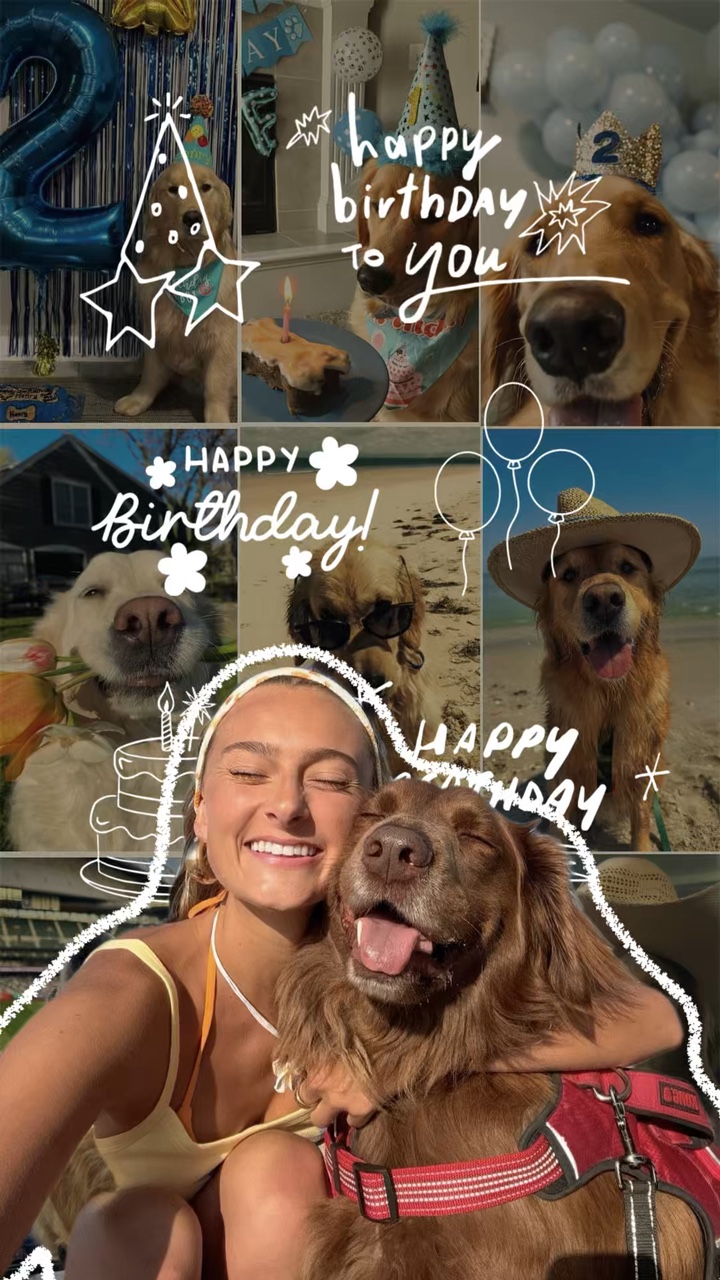 Happy birthday pet