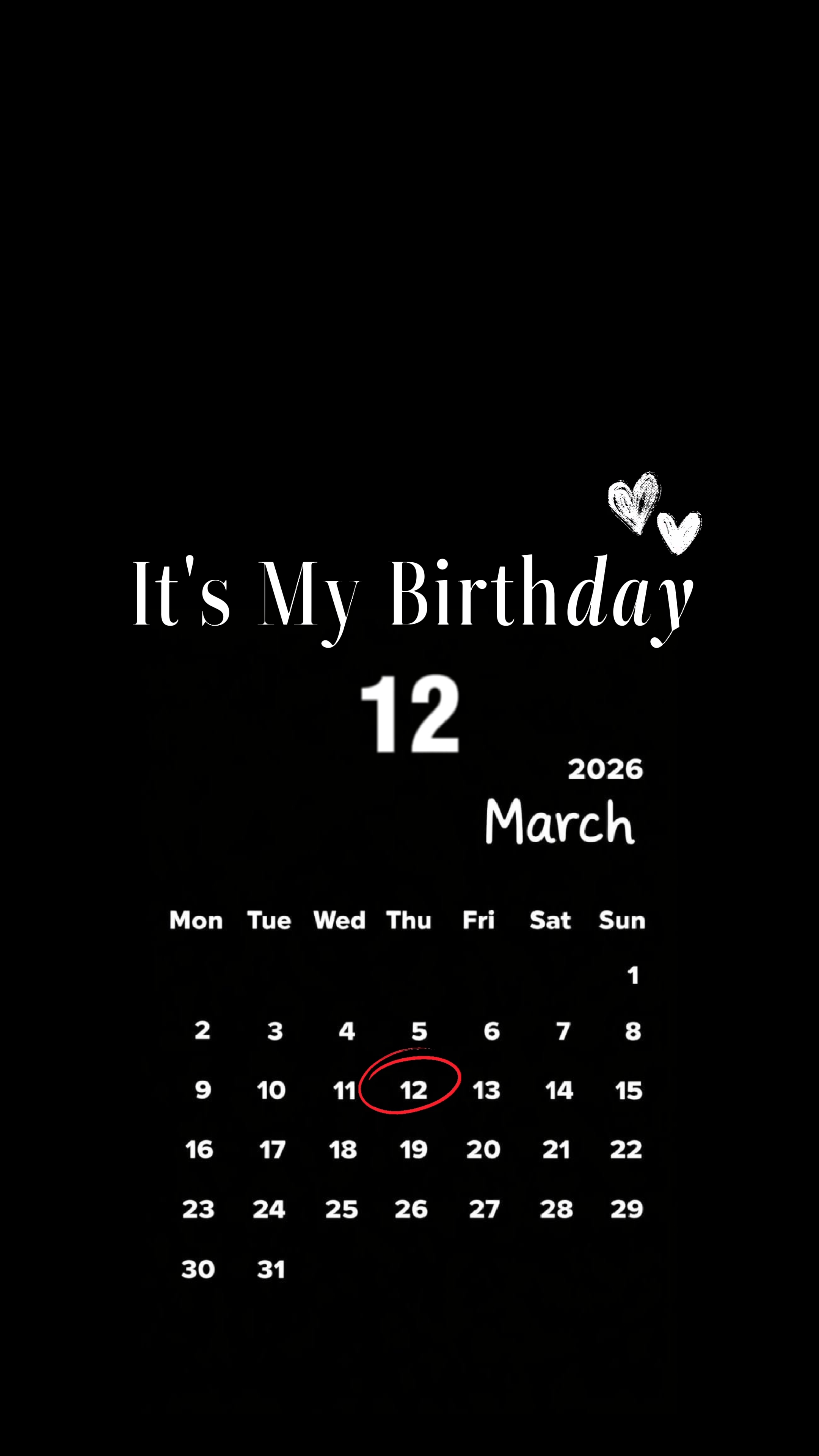 C'est, mon anniversaire